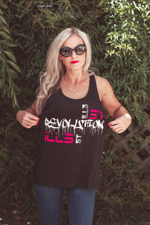 
                  
                    Load image into Gallery viewer, ILL35T MATRIX REVOLUTION DRIP SINGLET
                  
                