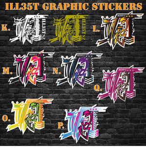 
                  
                    Load image into Gallery viewer, ILL35T GRAHPIC STICKERS
                  
                