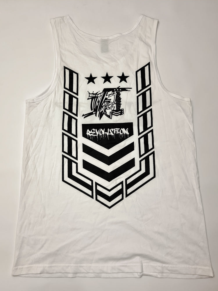 
                  
                    Load image into Gallery viewer, ILL35T BIG CHEVRON SINGLET
                  
                