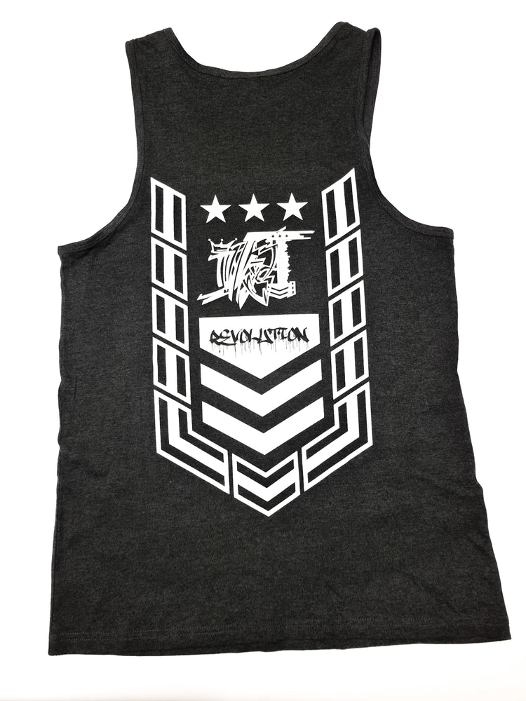 
                  
                    Load image into Gallery viewer, ILL35T BIG CHEVRON SINGLET
                  
                