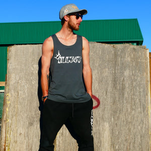 
                  
                    Load image into Gallery viewer, ILL35T BIG CHEVRON SINGLET
                  
                